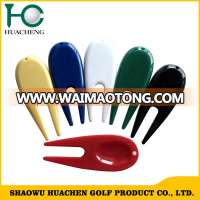 Stock wholesale bulk plastic golf divot tool with custom logo