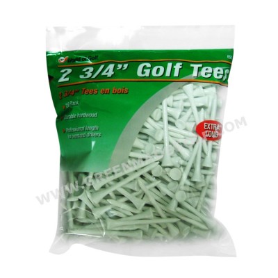 Customized BOPP bag with euro slot hole for golf tees