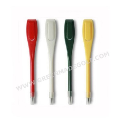 Colored golf pencils plastic with cap plastic pencil