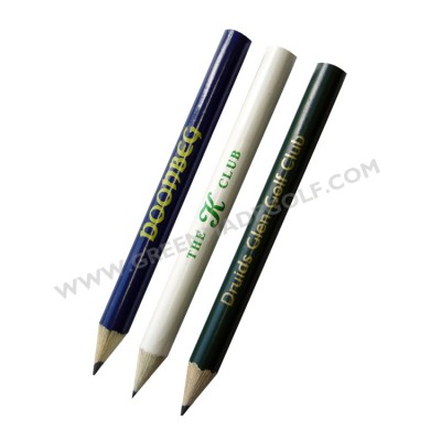 144 White pencils bulk Half mini small Golf Hexagon #2 Pencils bulk