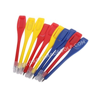 Plastic Golf pencil cap bulk mini golf pencil