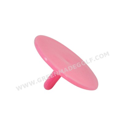 Pink color plastic golf ball marker