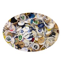 Plastic Round Mixed Colour Custom Golf Ball Markers bulk