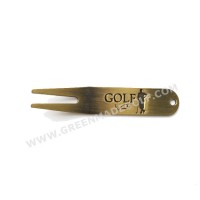 Fork style strong design golf divot tool wholesale aluminum divot tool