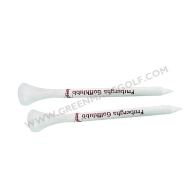 7.0cm White Wood Golf Tees pegs tee de golf