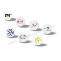 Custom printed golf plastic ball markers