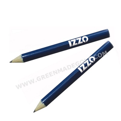 HB pencils in bulk, custom logo wood pencil round wooden golf pencils with logo