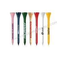 Good quality colorful short golf tees wood